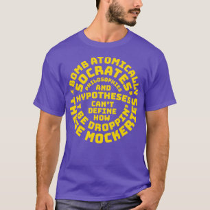 Camiseta Bombardeo las letras de manera automática