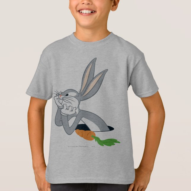 Camiseta BOMBARDEOS BUNNY™ con Zanahoria (Anverso)