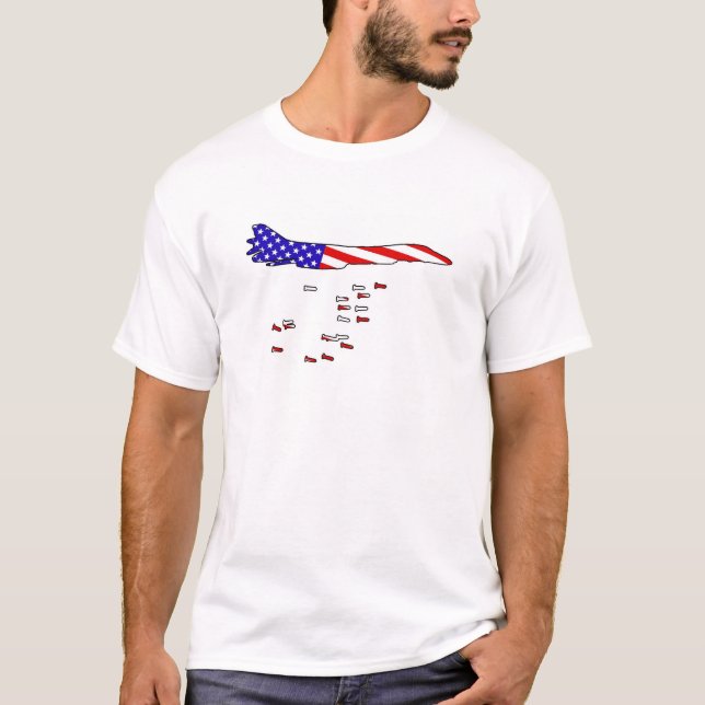 Camiseta Bombardero americano (Anverso)