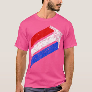 Camiseta Bombardero B-2 Usa Contrails Rojo Blanco Azul Stea