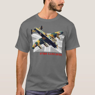 Camiseta Bombardero británico RAF Avro Lancaster Avión WW2