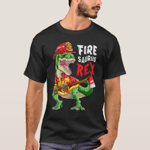 Camiseta Bombardero de dinosaurios Línea Roja delgada Hombr