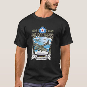 Camiseta Bombardero de la Fortaleza Voladora B-17 de Americ