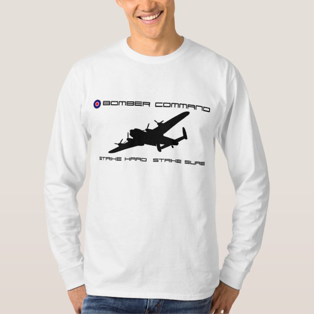 Camiseta Bombardero de Lancaster - comando del bombardero (Anverso)
