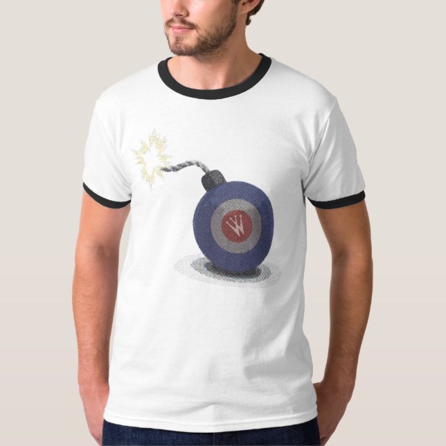 Camiseta Bombardero de las guitarras de Waterstone (Anverso)