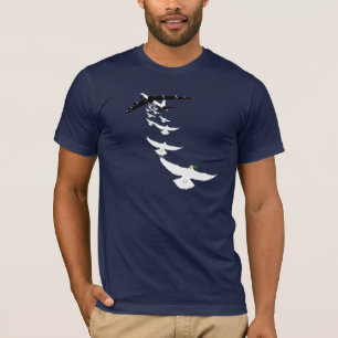 Camiseta Bombardero de paloma de la paz B52