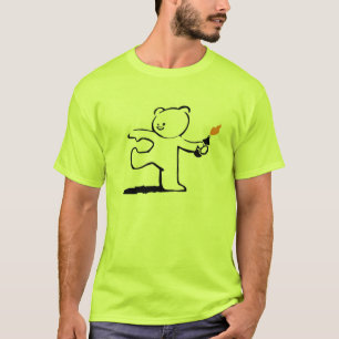 Camiseta Bombardero del peluche de Banksy