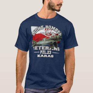Camiseta Bombardero ligero polaco PZL23 Kara