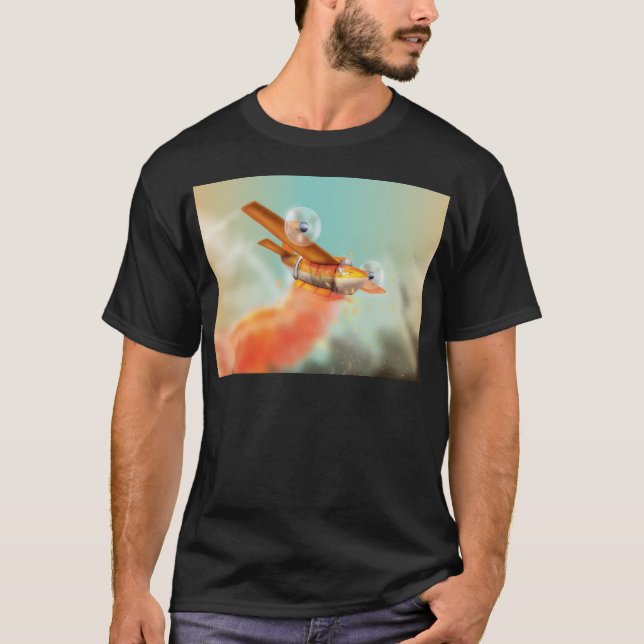 Camiseta Bombas aéreas de incendios forestales (Anverso)