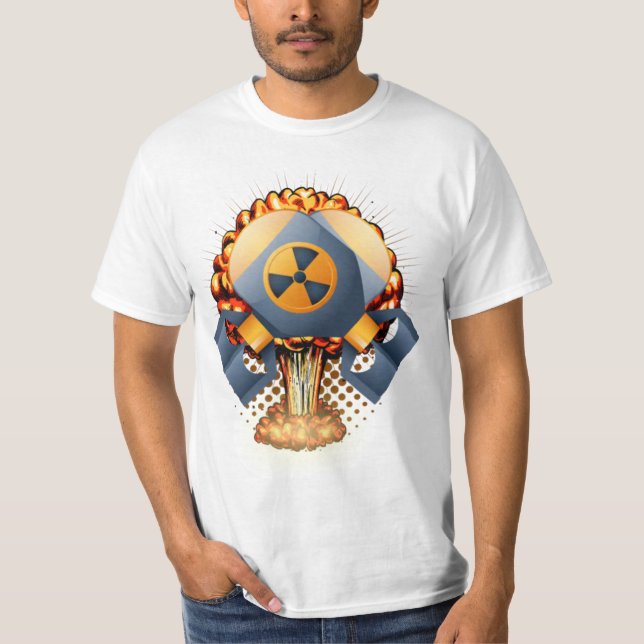 Camiseta Bombas Atómicas - Explosión Atómica - Nube en Hong (Anverso)
