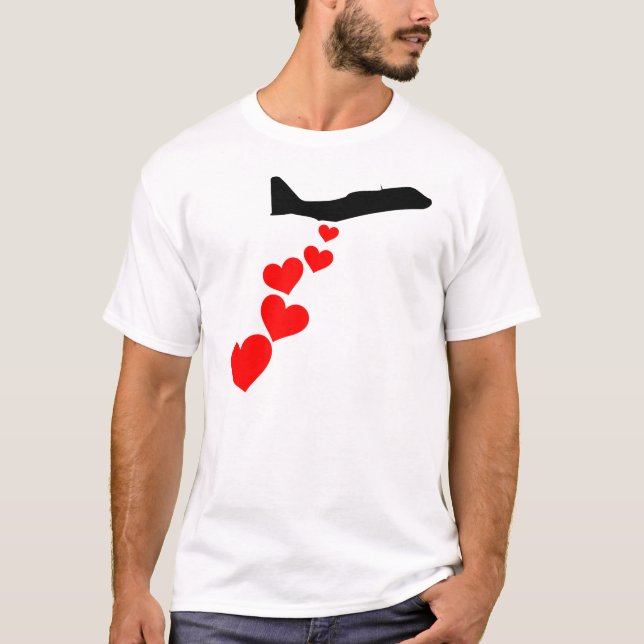 Camiseta Bombas de amor de Droppin (Anverso)