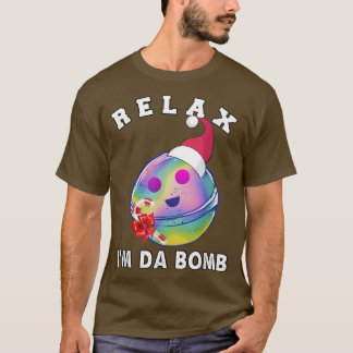 Camiseta bombas de baño de caramelo santa hat emoticono par