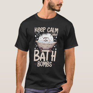 Camiseta Bombas de baño que hacen lavanda de burbujas con b