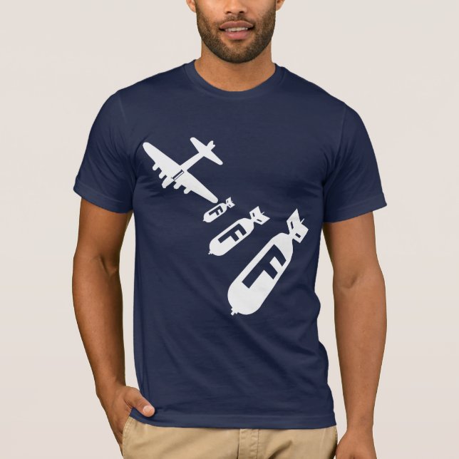 Camiseta Bombas de caída de F (Anverso)