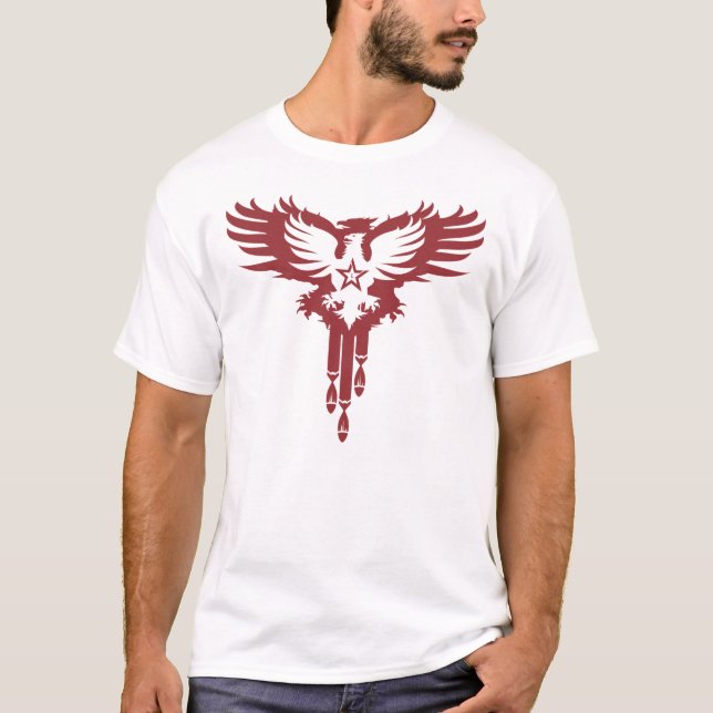 Camiseta Bombas de caída del pájaro - R (Anverso)