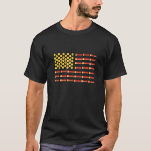 Camiseta Bombas de escopeta de la bandera estadounidense 1
