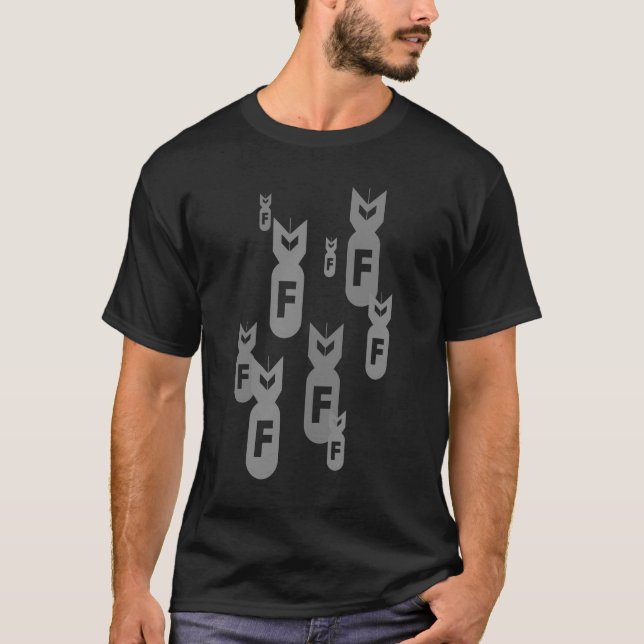 Camiseta Bombas de F (Anverso)
