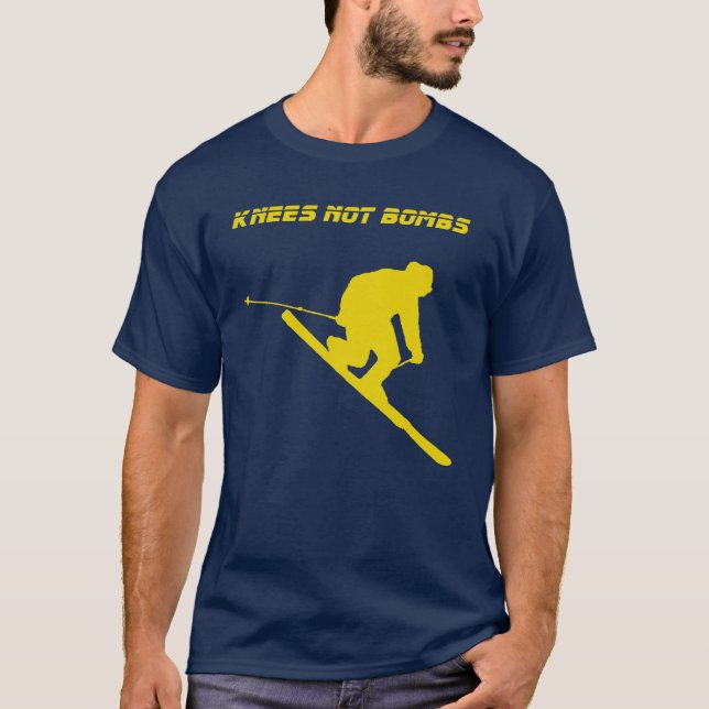 Camiseta Bombas de las rodillas no (Anverso)