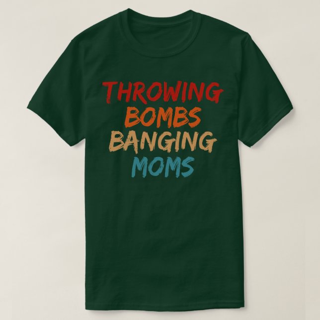 Camiseta Bombas de remo golpean a mamá futbolín (Diseño del anverso)