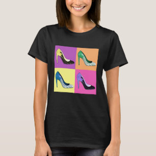 Camiseta Bombas Pop Art Stiletto / zapatos / tacones altos