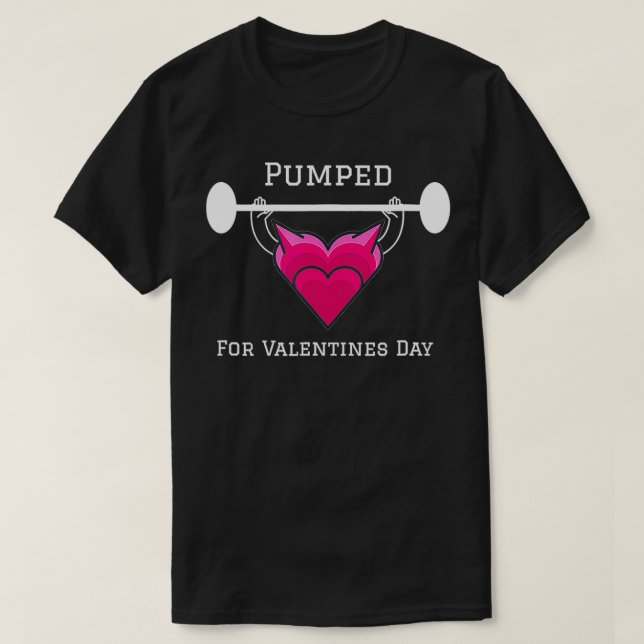 Camiseta Bombeado Para El Día de San Valentín Gym Workout F (Diseño del anverso)