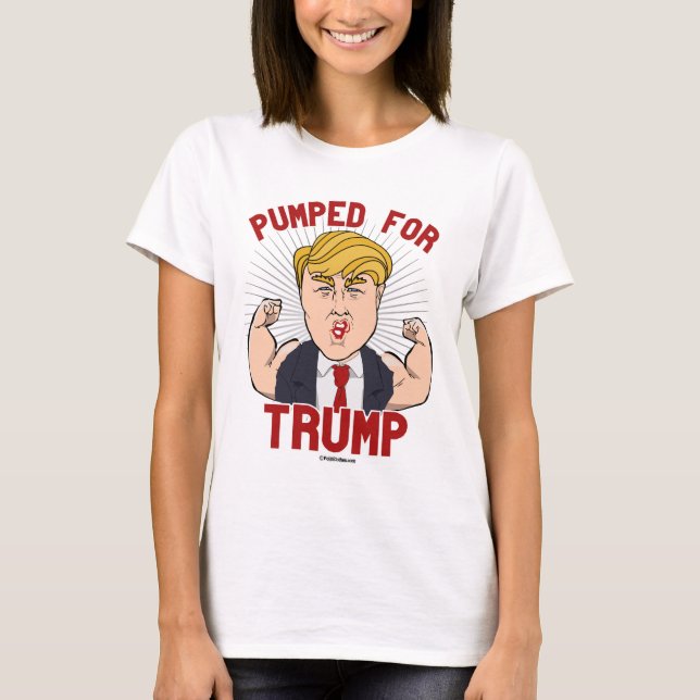 Camiseta Bombeado por Trump (Anverso)