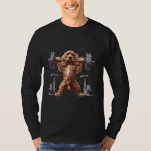 Camiseta Bombeo Levantamiento De Peso Funny Cocker Spaniel