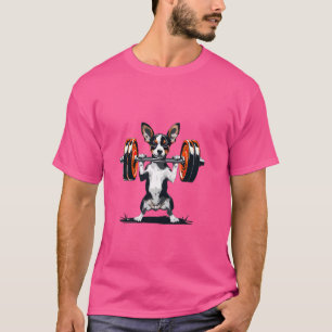Camiseta Bombeo Levantamiento de peso Funny Rat Terrier