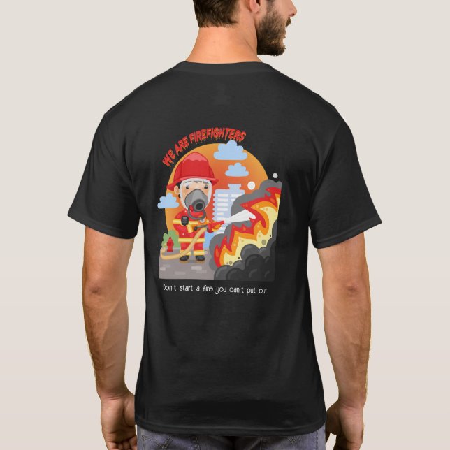 Camiseta bombero (Reverso)