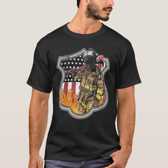 Camiseta bombero (Anverso)