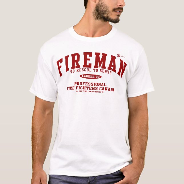 Camiseta Bombero (Anverso)