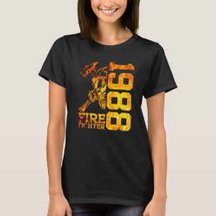 Camiseta Bombero 1988 34 años Bomba Brigada 34º Nacimiento