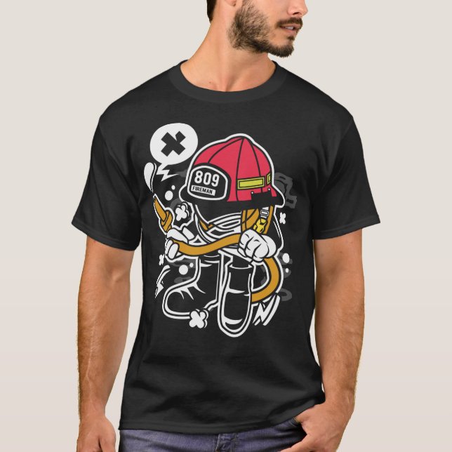 Camiseta Bombero 2 (Anverso)