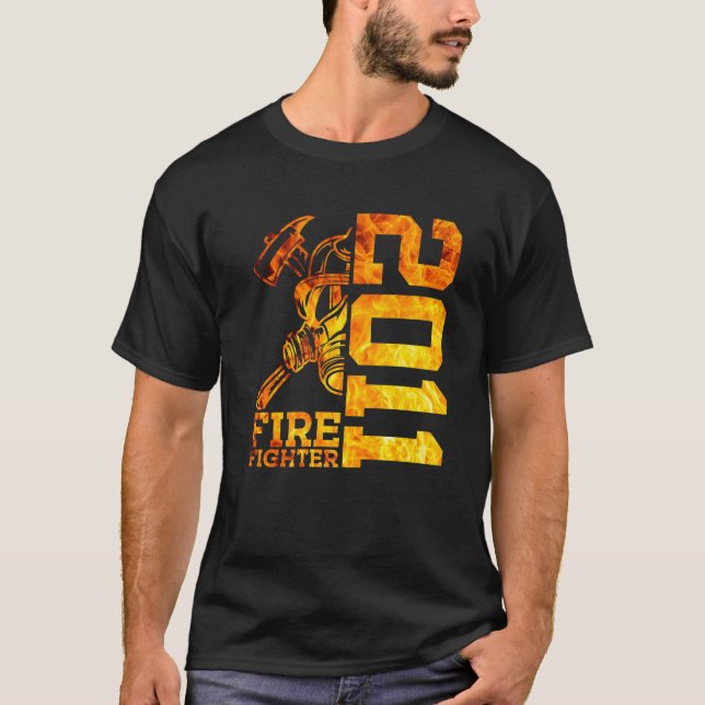 Camiseta Bombero 2011 12 años Brigada de Bomberos 12º nacim (Anverso)