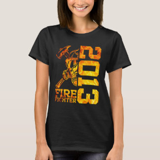 Camiseta Bombero 2013 10 años de la Brigada de Bomberos Déc