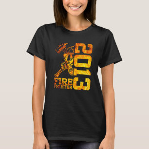 Camiseta Bombero 2013 10 años de la Brigada de Bomberos Déc