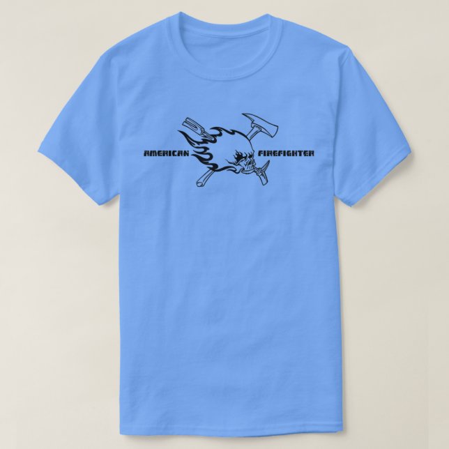 Camiseta Bombero americano 1 (Diseño del anverso)