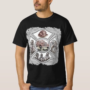Camiseta Bombero cruzado de Malta