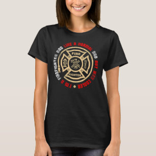 Camiseta Bombero de bombero incendia a bombero estadouniden