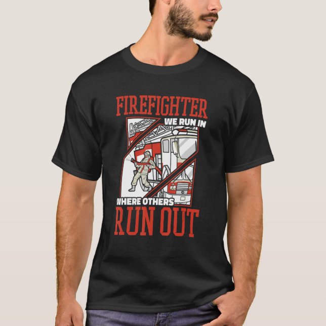 Camiseta Bombero de bomberos (Anverso)