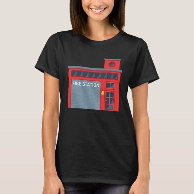 Camiseta Bombero de bomberos de bomberos de bomberos (Anverso)