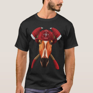 Camiseta Bombero de caballos bomberos niños bomberos