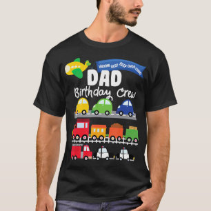 Camiseta Bombero de coches de avión de cumpleaños de transp