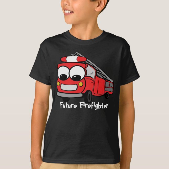 Camiseta Bombero de Futur - negro (Anverso)