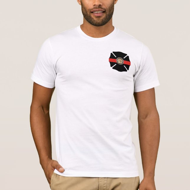 Camiseta Bombero de Georgia (Anverso)