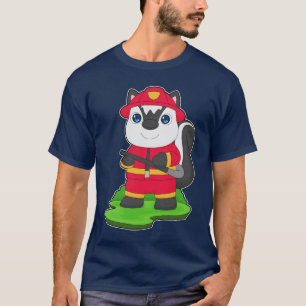 Camiseta Bombero de mofeta Manguera de incendios Departamen