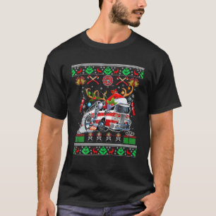 Camiseta Bombero de navidad: bombero ladrón de bomberos de 