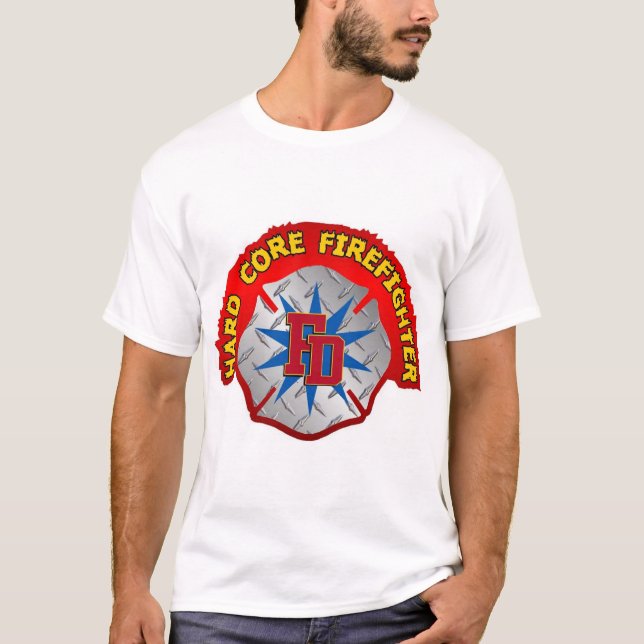 Camiseta Bombero de núcleo duro (Anverso)