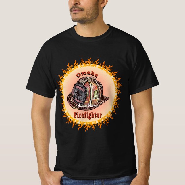 Camiseta Bombero de Omaha (Anverso)