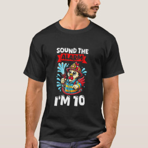 Camiseta Bombero de pollo Chicken Niños bomberos 10 cumplea